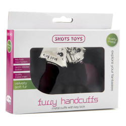  Menottes en fourrure Furry - Black